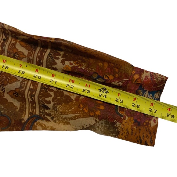 Chico’s Silk Chiffon Button Down Shirt - Picture 6 of 9